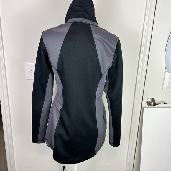 CAbi Dash Jacket Black Dark Gray Asymmetrical Zipper Side Pockets Size Medium - Picture 7 of 11